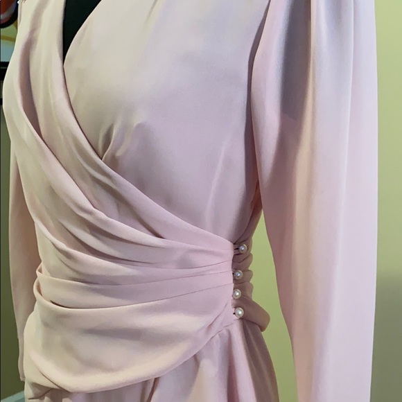 VINTAGE CLASSY ABBY KENT BLUSH COCKTAIL DRESS 4 - Picture 3 of 11